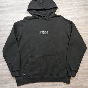 Stussy Designs Men's Very Baggy Oversized M (Fits Closer to XXL) Hoodie Black
